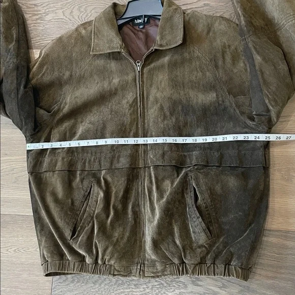 Ashworth Men’s Genuine Suede Leather Jacket Size XL